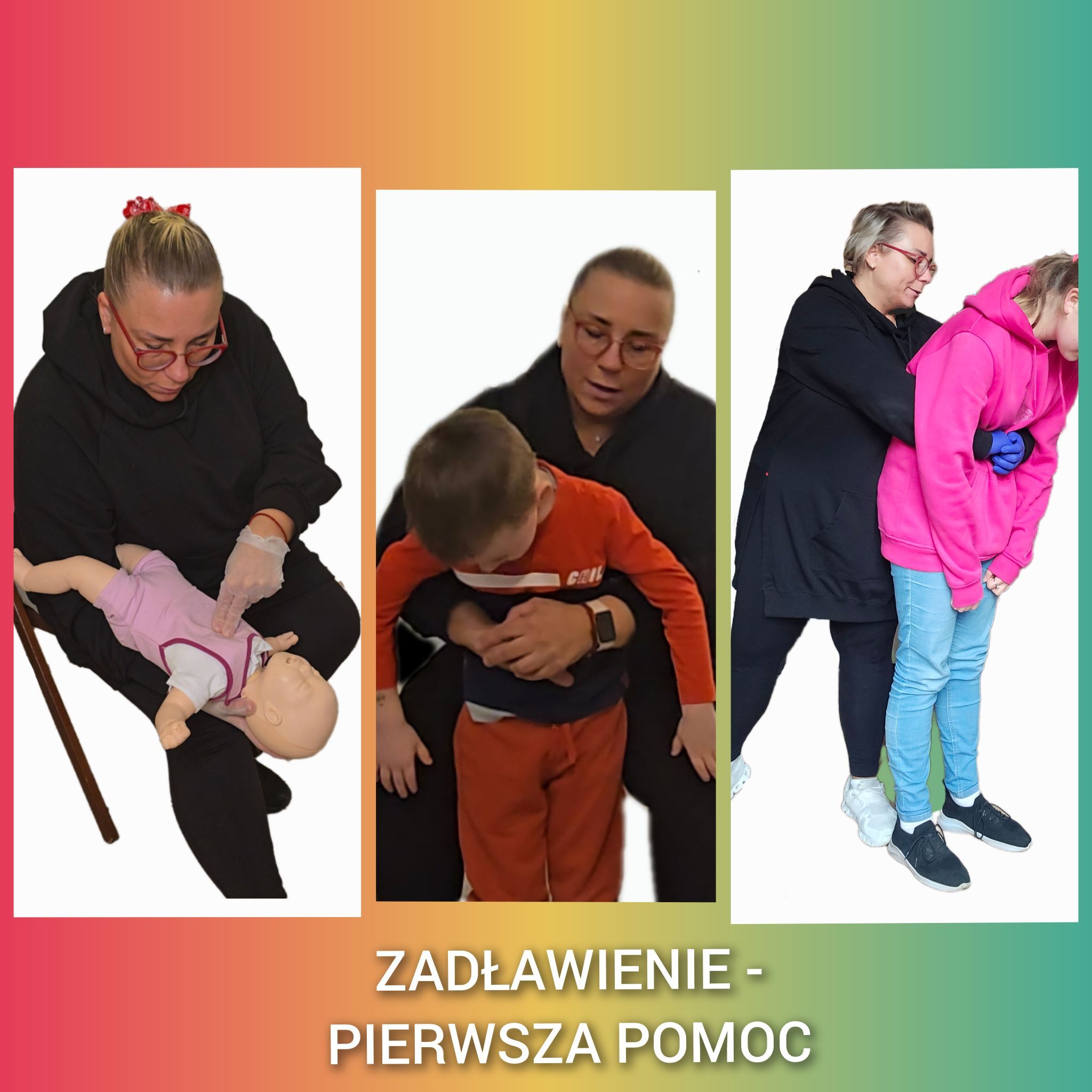 Zadławienie - pierwsza pomoc